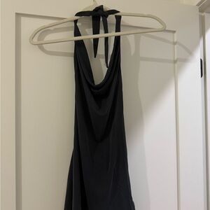 Express Black Halter Top
